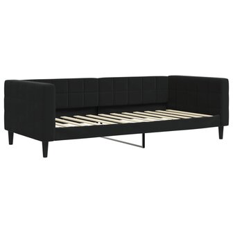 Slaapbank 90x200 cm fluweel zwart 8720845953072 2
