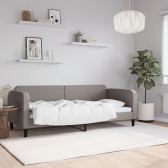Slaapbank 80x200 cm stof taupe 8720845953263 1