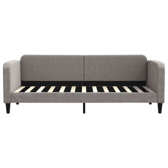 Slaapbank 80x200 cm stof taupe 8720845953263 3