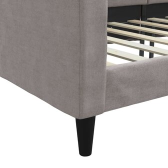 Slaapbank 80x200 cm stof taupe 8720845953263 6