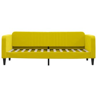Slaapbank 80x200 cm fluweel geel 8720845953799 3