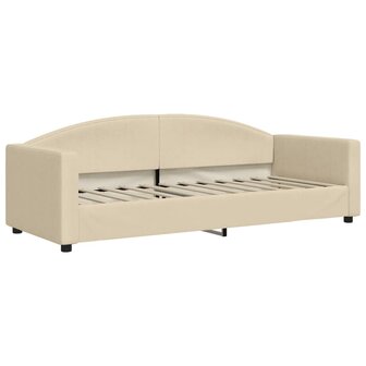 Slaapbank 80x200 cm stof cr&egrave;mekleurig 8720845954055 2
