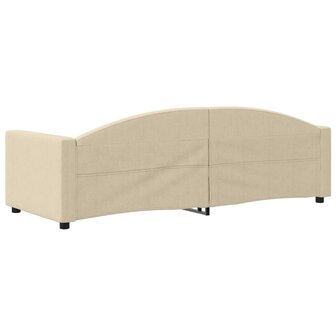 Slaapbank 80x200 cm stof cr&egrave;mekleurig 8720845954055 5