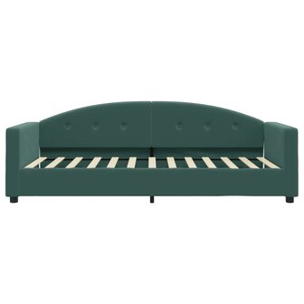 Slaapbank 90x200 cm fluweel donkergroen 8720845954338 3