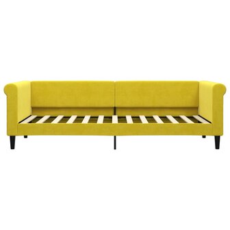 Slaapbank 80x200 cm fluweel geel 8720845955373 3