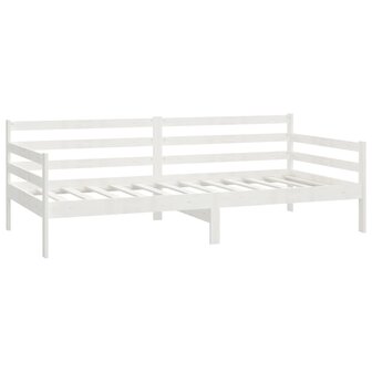 Slaapbank massief grenenhout wit 90x200 cm 8720286641323 5