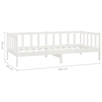 Bedbank massief grenenhout wit 90x200 cm 8720286641378 8