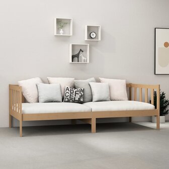 Bedbank massief grenenhout honingbruin 90x200 cm 8720286641392 3