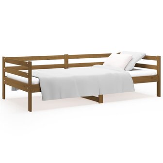 Slaapbank 90x190 cm massief grenenhout honingbruin 8720287133377 2