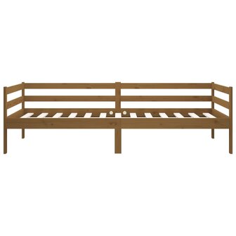 Slaapbank 90x190 cm massief grenenhout honingbruin 8720287133377 8
