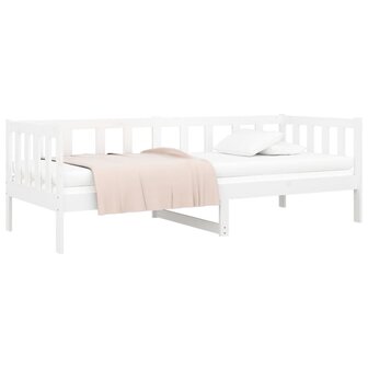 Slaapbank 90x190 cm massief grenenhout wit 8720287133452 3