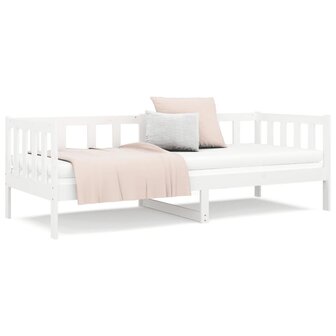 Slaapbank 90x190 cm massief grenenhout wit 8720287133452 5