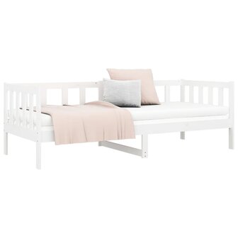 Slaapbank 90x190 cm massief grenenhout wit 8720287133452 6