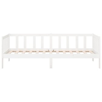 Slaapbank 90x190 cm massief grenenhout wit 8720287133452 8