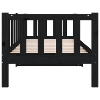 Slaapbank 90x190 cm massief grenenhout zwart 8720287133483 9