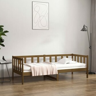 Slaapbank 80x200 cm massief grenenhout honingbruin 8720287133872 1