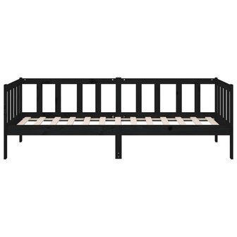 Slaapbank 80x200 cm massief grenenhout zwart 8720287133889 8