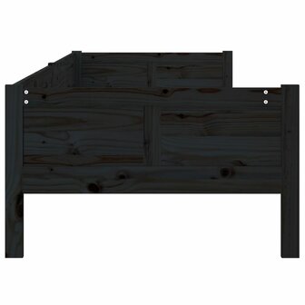 Slaapbank massief grenenhout zwart 90x190 cm 8720287072294 6
