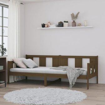 Slaapbank massief grenenhout honingbruin 90x200 cm 8720287072485 4