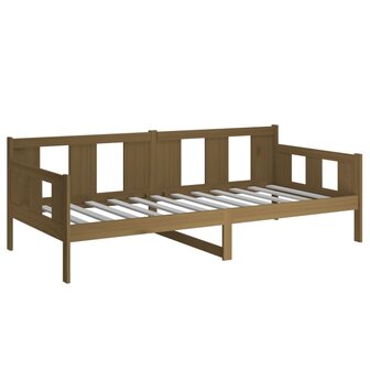 Slaapbank massief grenenhout honingbruin 90x200 cm 8720287072485 6