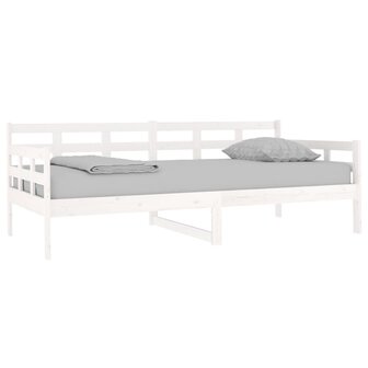 Slaapbank massief grenenhout wit 90x190 cm 8720287073468 3