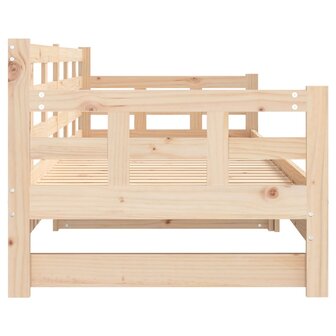 Slaapbank uitschuifbaar massief grenenhout 2x(90x190) cm 8720287073604 7