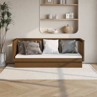 Slaapbank 75x190 cm massief grenenhout honingbruin 8720287214571 1