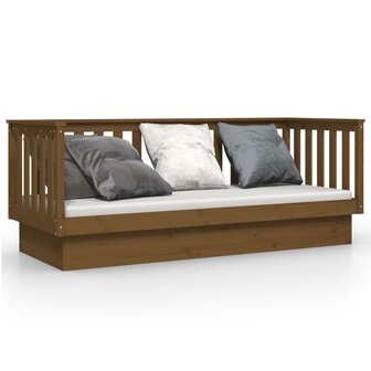 Slaapbank 75x190 cm massief grenenhout honingbruin 8720287214571 2