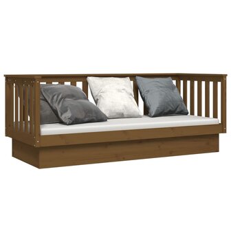 Slaapbank 75x190 cm massief grenenhout honingbruin 8720287214571 3