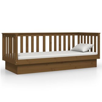 Slaapbank 75x190 cm massief grenenhout honingbruin 8720287214571 5