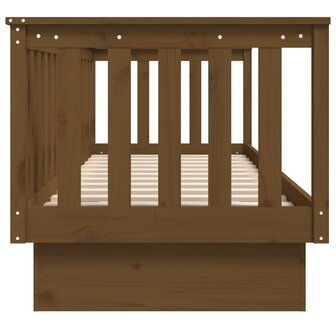 Slaapbank 75x190 cm massief grenenhout honingbruin 8720287214571 9
