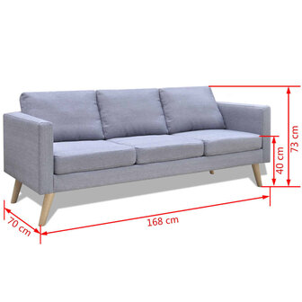 Bankstel stof lichtgrijs 8718475955115 10