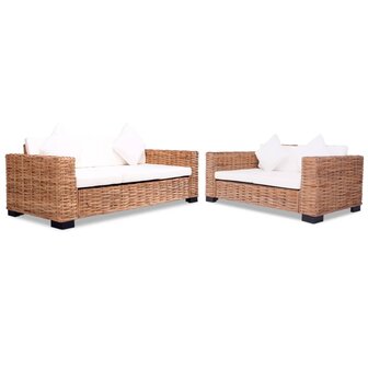 15-delig Bankstel natuurlijk rattan 8718475571537 1