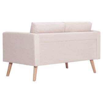 2-delig Bankstel stof cr&egrave;me 8719883666976 8