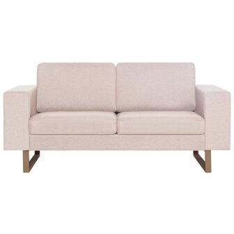 2-delig Bankstel stof cr&egrave;me 8719883667058 7