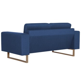 2-delig Bankstel stof blauw 8719883667072 8