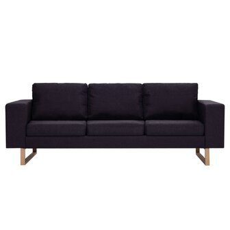 2-delig Bankstel stof zwart 8719883667096 4