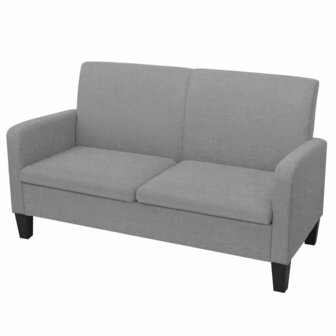 2-delig Bankstel stof lichtgrijs 8719883723563 4