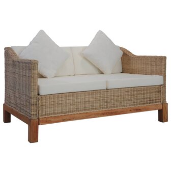 2-delig Bankstel met kussens natuurlijk rattan 8719883731513 2