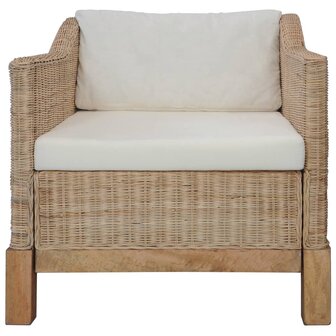 3-delig Bankstel met kussens natuurlijk rattan 8719883731520 2