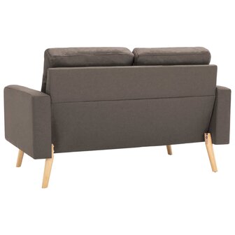 2-delig Bankstel stof taupe 8720286112700 4