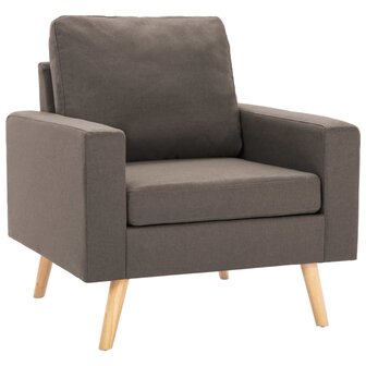 2-delig Bankstel stof taupe 8720286112700 5