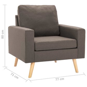 2-delig Bankstel stof taupe 8720286112700 11