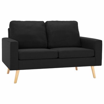 2-delig Bankstel stof zwart 8720286112717 2