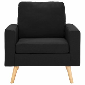 2-delig Bankstel stof zwart 8720286112717 6