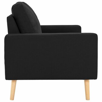 2-delig Bankstel stof zwart 8720286112717 8