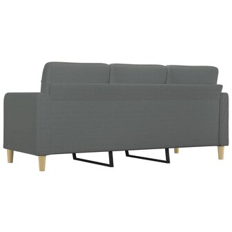 Driezitsbank 180 cm stof donkergrijs 8721012138261 5