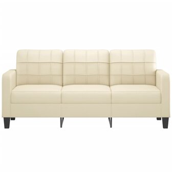 Driezitsbank 180 cm kunstleer cr&egrave;mekleurig 8721012138490 3