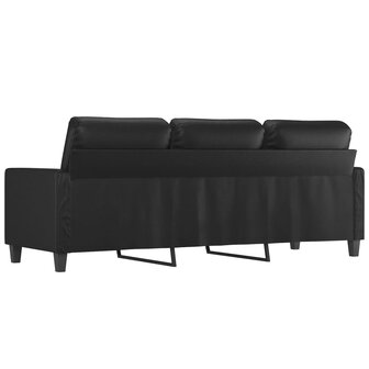 Driezitsbank 180 cm kunstleer zwart 8721012138681 5