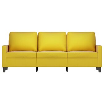 Driezitsbank 180 cm fluweel geel 8721012139411 3